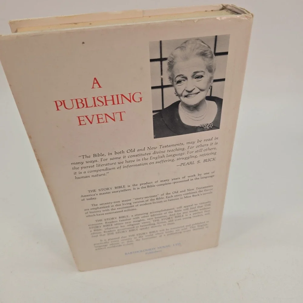 The Story Bible by Pearl S. Buck 1971 Old and New‎ Testament Hardcover